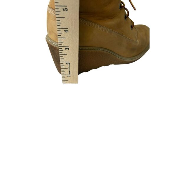 Timberland Earthkeepers Amston Wedge Boots size 8 Tan - Picture 7 of 9